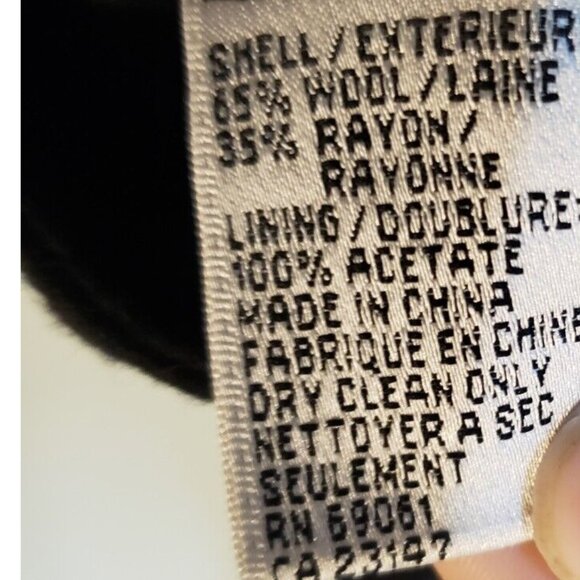 Talbots Womens Petite Sz S Vest Button Up Christmas Wool Blend Winter Holiday - Picture 6 of 6